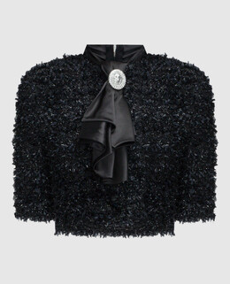 Balmain: Чёрный топ 