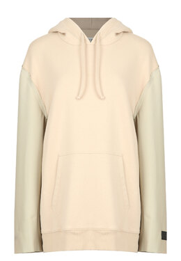 MM6 Maison Margiela: Бежевая толстовка 