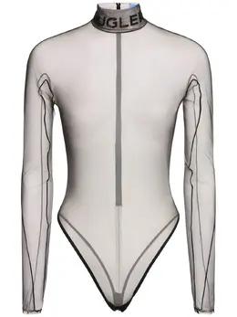 MUGLER: Прозрачный свитер 