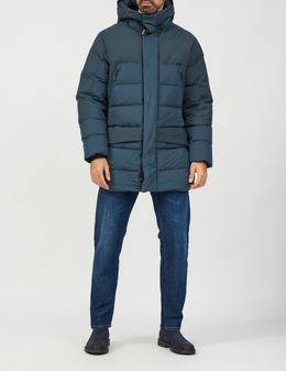 PARAJUMPERS: Синий пуховик 