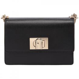 FURLA: Чёрная сумка 