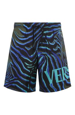 Versace: Плавки с принтом 