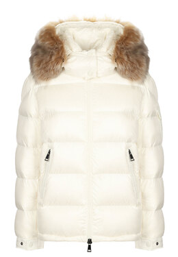 MONCLER: Белая куртка 