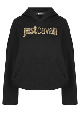JUST CAVALLI: Чёрная толстовка 