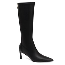 Versace Jeans Couture: Чёрные сапоги 