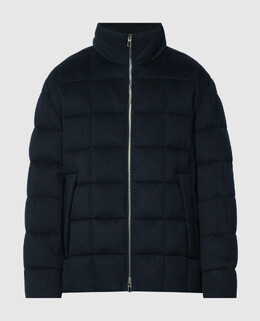 Loro Piana: Синий пуховик 