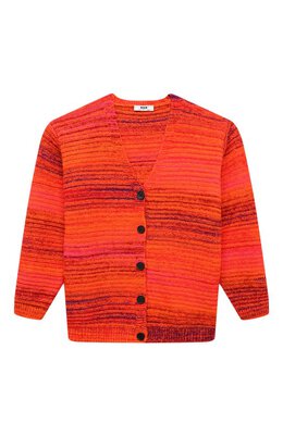 MSGM kids: Оранжевый кардиган 