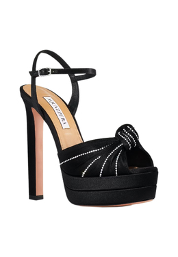 AQUAZZURA: Чёрные босоножки 