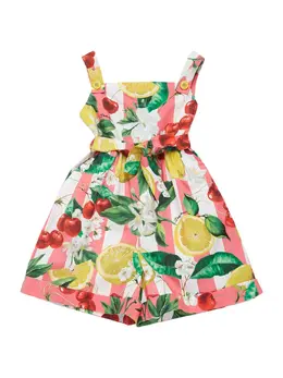 DOLCE & GABBANA: Хлопковый комбинезон 