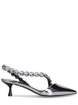 STELLA MCCARTNEY: Серебристые туфли  Iconic