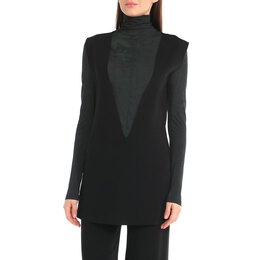 Mm6 Maison Margiela: Чёрный свитер 