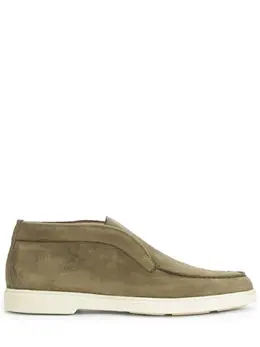 SANTONI: Зелёные ботинки 