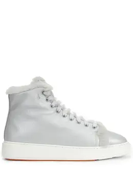 SANTONI: Серые кеды 