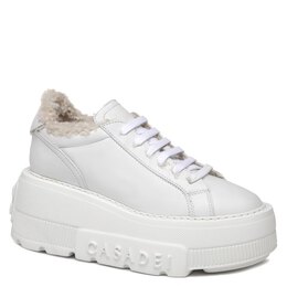 Casadei: Белые кроссовки 