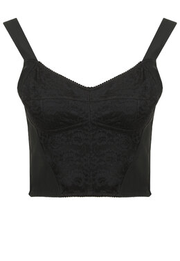 DOLCE&GABBANA: Чёрный топ 