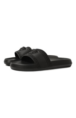 Versace: Чёрные шлёпанцы 