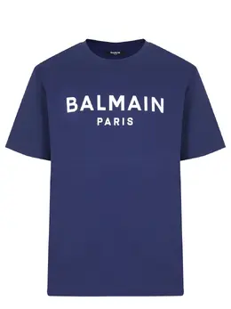 BALMAIN: Хлопковая футболка 