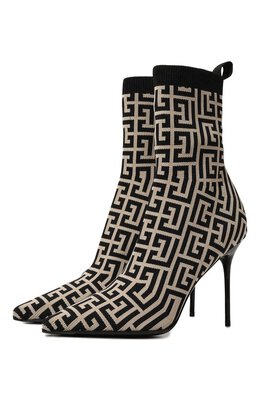 Balmain: Чёрные ботинки 