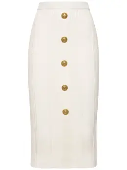 BALMAIN: Трикотажная юбка 
