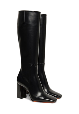 SANTONI: Чёрные сапоги 