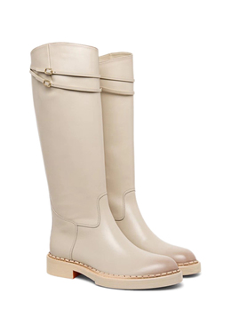SANTONI: Бежевые сапоги 