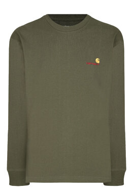 CARHARTT WIP: Зелёная футболка 