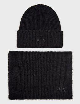 ARMANI EXCHANGE: Чёрная шапка 