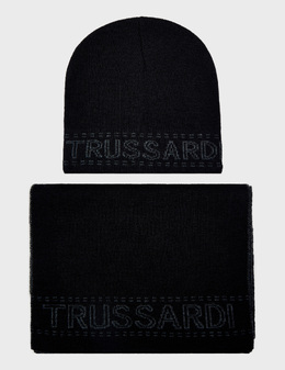 TRUSSARDI: Чорні шапки 
