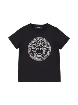 VERSACE: Хлопковая футболка  Medusa