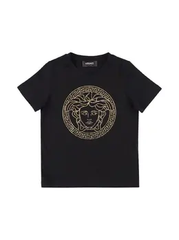 VERSACE: Хлопковая футболка  Medusa