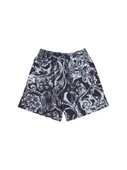 VERSACE: Шорты  Baroque с принтом