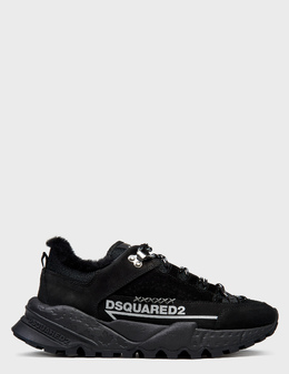 DSQUARED2: Чёрные кроссовки 