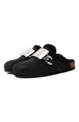 JW Anderson: Чёрные сабо 