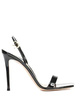 GIANVITO ROSSI: Чёрные босоножки 