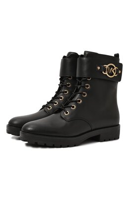 MICHAEL Michael Kors: Чёрные ботинки 