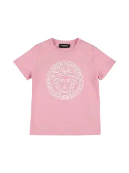 VERSACE: Хлопковая футболка 