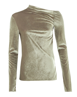 HELMUT LANG: Бархатный топ 