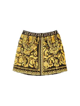 VERSACE: Юбка  Baroque с принтом
