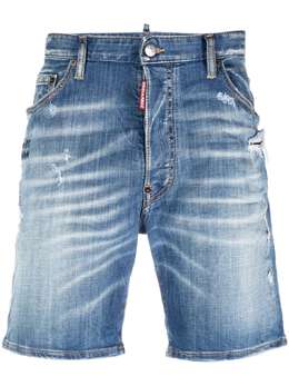 Dsquared2: Рваные шорты 