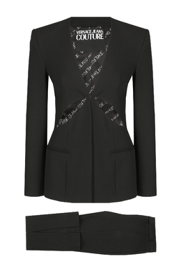 VERSACE JEANS COUTURE: Чёрный костюм 