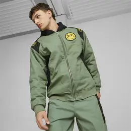 PUMA: Зелёная куртка 