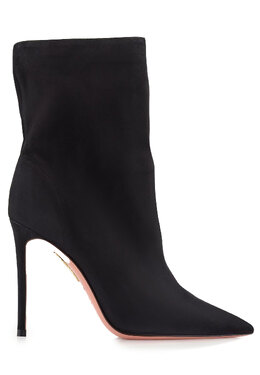 AQUAZZURA: Чёрные ботинки 