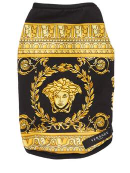 VERSACE: Куртка с принтом 