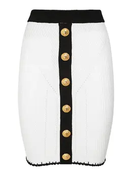 BALMAIN: Юбка из вискозы 