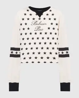 Balmain: Бежеві світшоти 