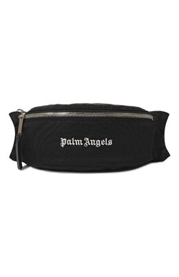 Palm Angels: Чёрная поясная сумка 