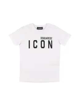 DSQUARED2: Футболка  Icon с принтом