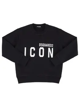 DSQUARED2: Свитшот  Icon с принтом