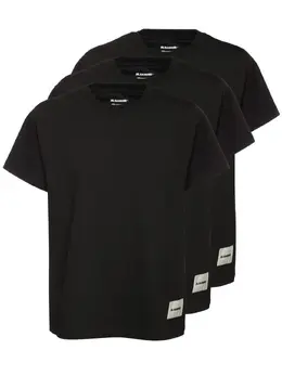 JIL SANDER: Хлопковая футболка  Plus
