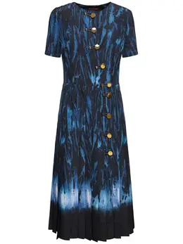 ALTUZARRA: Атласное платье 